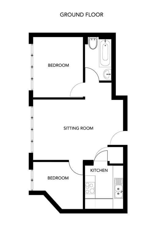 Contemporary City Centre Apartment With Parking 바스 외부 사진